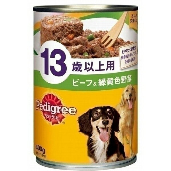 樂天商城 - 【お取り寄せ】 [マース] ペディグリー 13歳以上用 ビーフ＆緑黄色野菜 400g オーストラリア