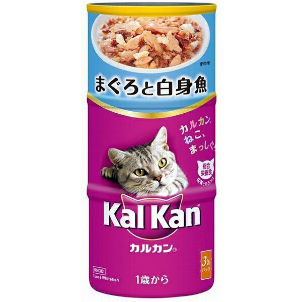 Rakuten - 【お取り寄せ】 ［マース］カルカン ハンディ缶 1歳から まぐろと白身魚 160g X 3P ＜原産国または製造地＞タイ