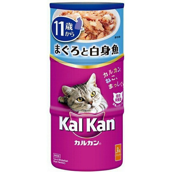 樂天商城 - 【お取り寄せ】 ［マース］カルカン ハンディ缶 11歳から まぐろと白身魚 160g X 3P ＜原産国または製造地＞タイ