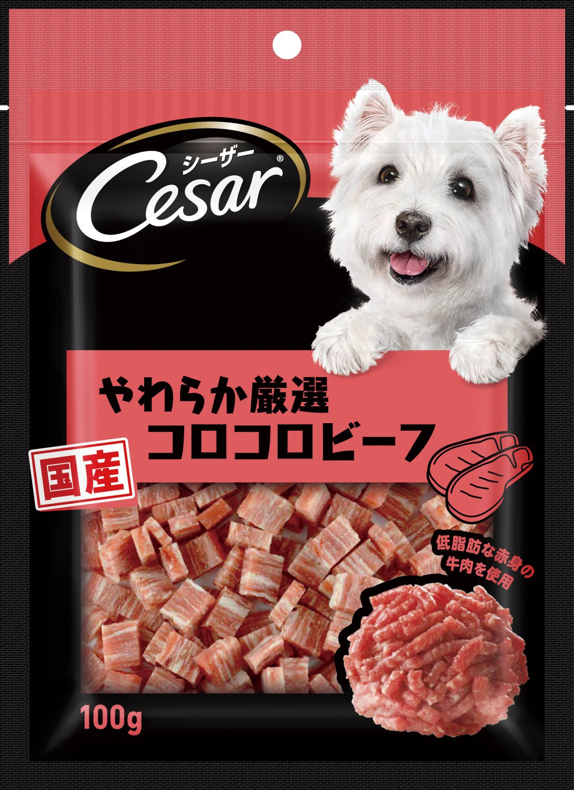 Rakuten - 【お取り寄せ】 [マース] シーザースナック やわらか厳選コロコロビーフ 100g 日本