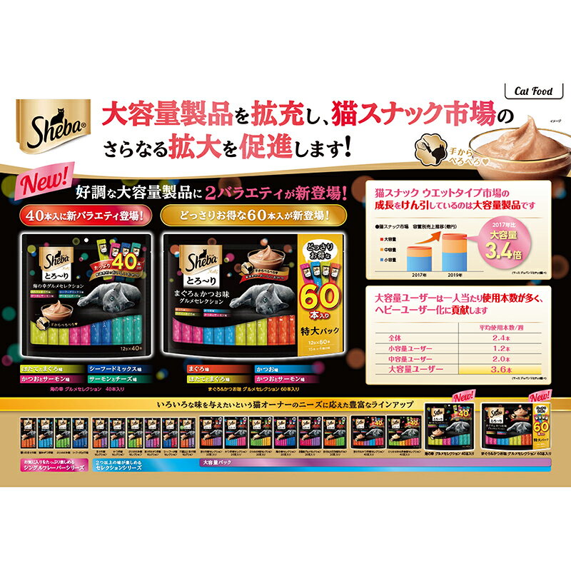 DearKM 楽天市場店の【お取り寄せ】 ［マース］シーバ とろ〜り メルティ 海の幸グルメセレクション 12g X 40本 タイ｜アングル3