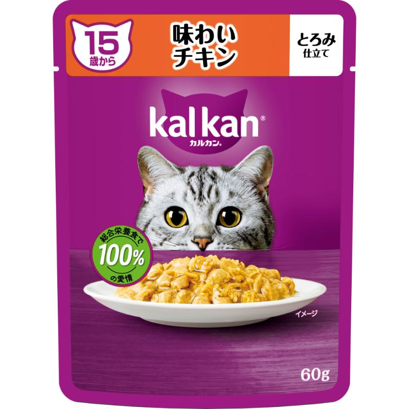 樂天商城 - 【お取り寄せ】 ［マースジャパン］カルカン パウチ 15歳から 味わいチキン 60g タイ