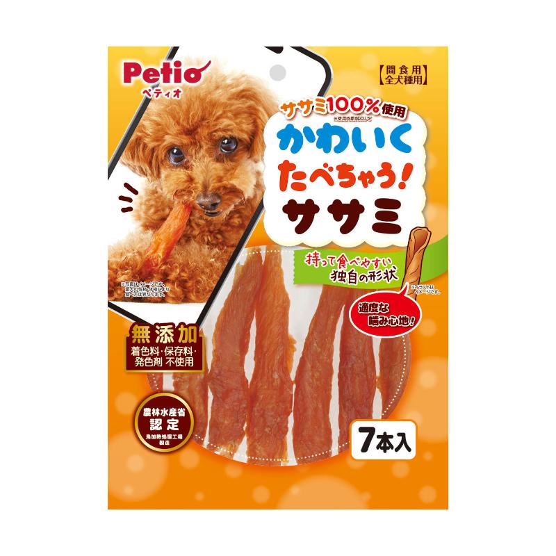 ・低脂肪な鶏ササミを持って食べやすいロール形状に仕上げました！・ササミそのまま100％使用(※使用肉原料として)・着色料、保存料、発色剤、食塩 不使用・農林水産省認定 鳥加熱処理工場製造［給与方法］・愛犬の健康状態、年齢、運動量を考慮したうえで、商品記載の給与量を目安に1日1～2回に分けてお与えください。※こちらはお取り寄せの商品のため、通常より出荷までにお時間がかかります。 3～7営業日以内の発送になります。 本商品は犬用で、間食用です。主食として与えないでください。犬の食べ方や習性によっては、のどに詰まらせることがありますので必ず観察しながらお与えください。与え方の給与量、および保存方法をお守りください。子供がペットに与える場合は、大人が立ち会ってください。幼児、子供、ペットのふれない所に保管してください。