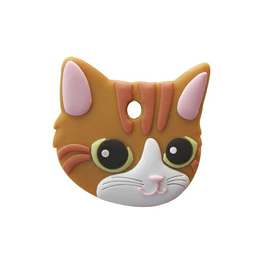 【お取り寄せ】 ペットキーカバー 猫 茶トラ白