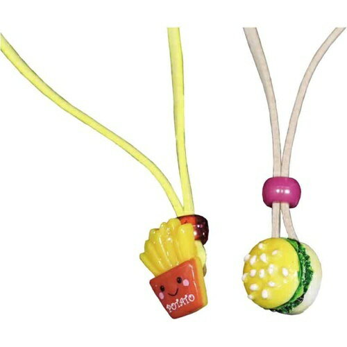 【お取り寄せ】 WS3155　ハンバーガー＆ポテトチョーカー　2色　X　10