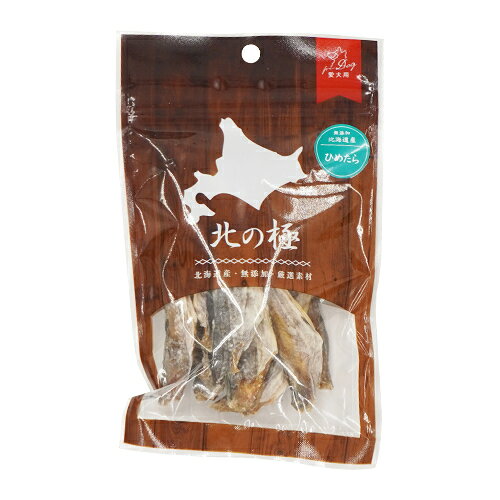 JANコード：4900308004082 商品コード：522125-02 原材料 北海道産 ひめたら 原産国 日本 成分 エネルギー227Kcal、粗タンパク18％以上、粗脂肪2％以上、粗繊維0.9％以下、粗灰分0.9％以下、水分10％以下（100gあたり） 内容量 重量：35g／内容量：25g サイズ・寸法等 パッケージ（w）100（D）50（H）220（mm）※こちらはお取り寄せの商品のため、通常より出荷までにお時間がかかります。3〜7営業日以内の発送になります。北海道産の素材を使った、無添加の手作りごはん。安心で安全な愛犬の為にこだわったレトルトフードです。常温で保存が可能で、特別な日のディナーとして、毎日の手作りメニューとしてお召し上がりください。 北海道で獲れた新鮮なヒメタラ（コマイ）をじっくり乾燥させました。