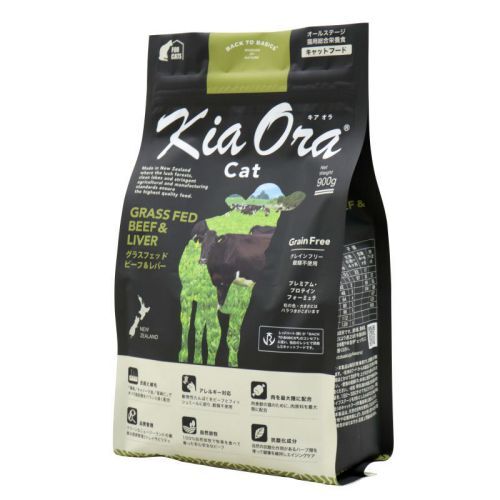 乐天商城 - 【お取り寄せ】 キアオラ キャットフード ビーフ＆レバー900g