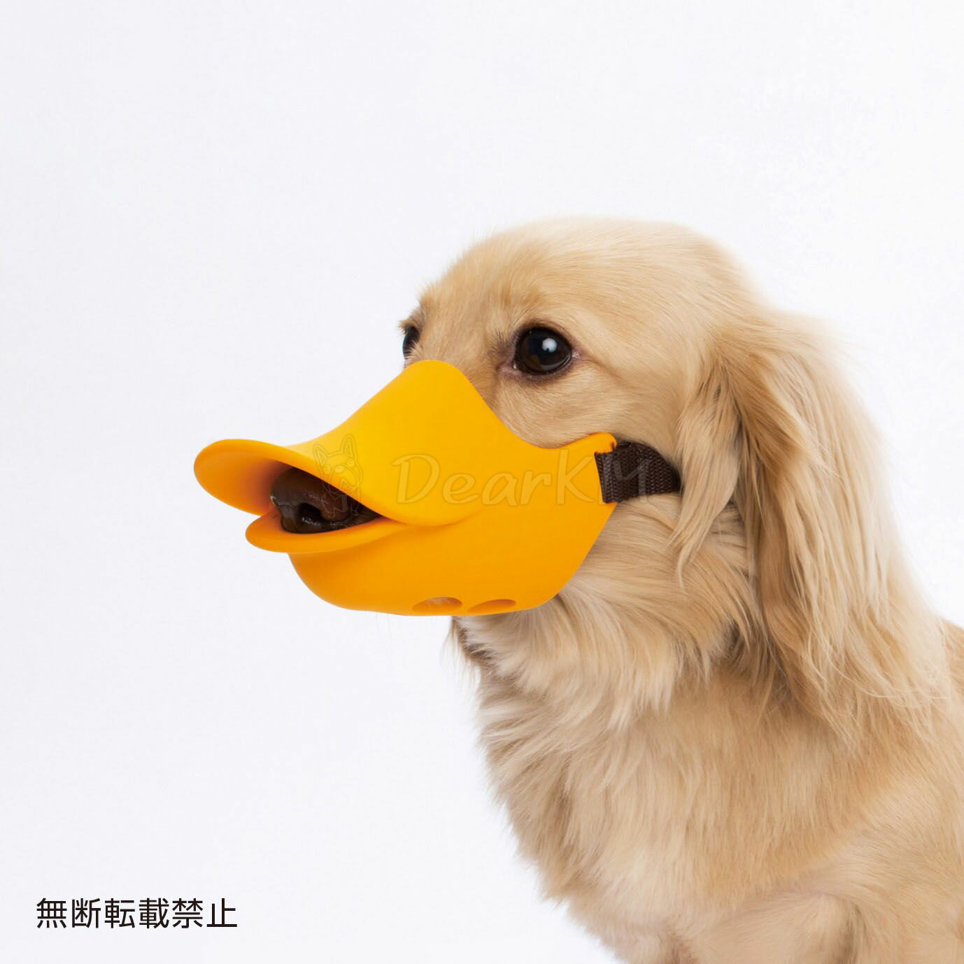【お取り寄せ】 OPPO quack closed M オレンジ ( M , オレンジ ) 口輪本体：中国、バンド・バックル：日本、企画／組立て：日本