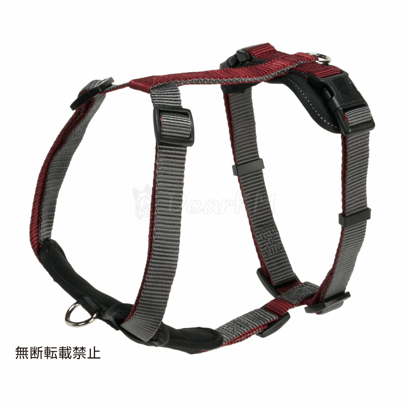 【お取り寄せ】 TUNAGOwl DobP Harness M グレー／レッド ( M , グレー／レッド ) 中国