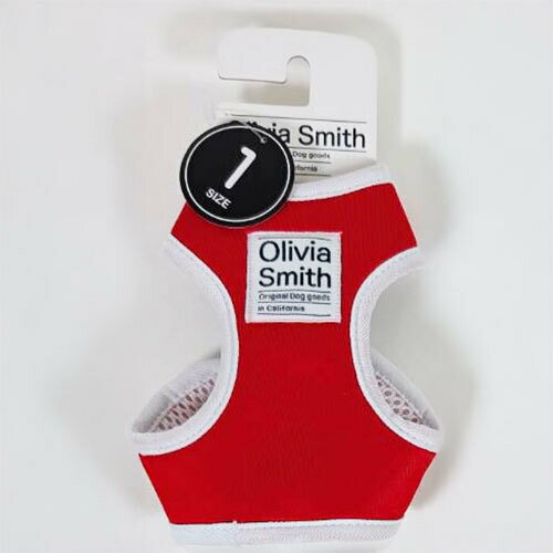 オリビアスミスベストハーネスレッド...