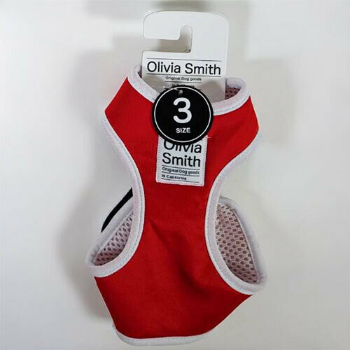 【お取り寄せ】 オリビアスミス ベストハーネス レッド 3号 ( 3号 , レッド ) 中国