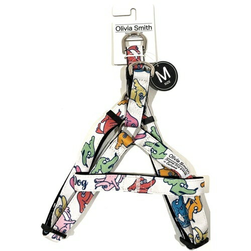 【お取り寄せ】 オリビアスミス ハーネス ハッピードッグ M ( M , ハッピードッグ )