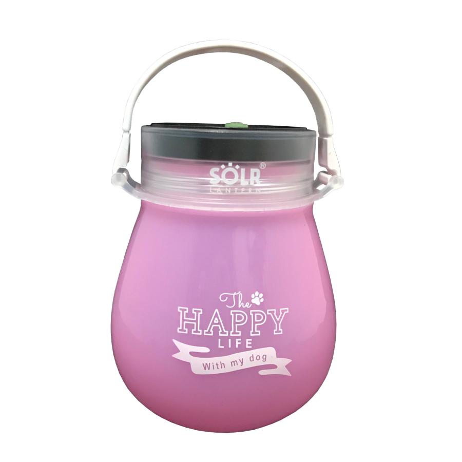 樂天商城 - SOLR LANTERN お散歩ランタン SOLR LANTERN miniPOD HAPPY LIFE PINK　ピンク キャンプ