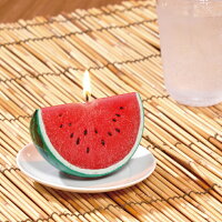 ペット仏具スイカキャンドル好物シリーズ盆夏お供え供養ペットすいかろうそく