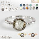 ペット 遺骨 リング 指輪 DEAR ディア カペラサークルリング KRB02 名入れ無料 ガラス 封入 遺骨ジュエリー 遺骨リング 遺骨封入 オーダーメイド 名入れ込 ペット供養 犬 猫 加工 アクセサリー うちの子 遺骨アクセサリー メモリアルグッズ 遺骨 リング