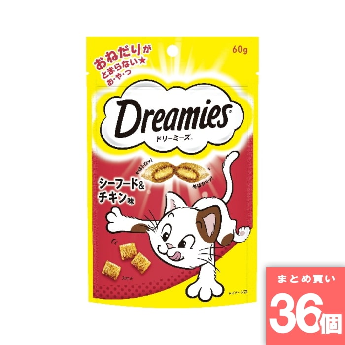 Rakuten - マースジャパン [取寄10][まとめ買い]【36個セット】ドリーミーズ シーフード＆チキン味DRE3 [4902397836124]