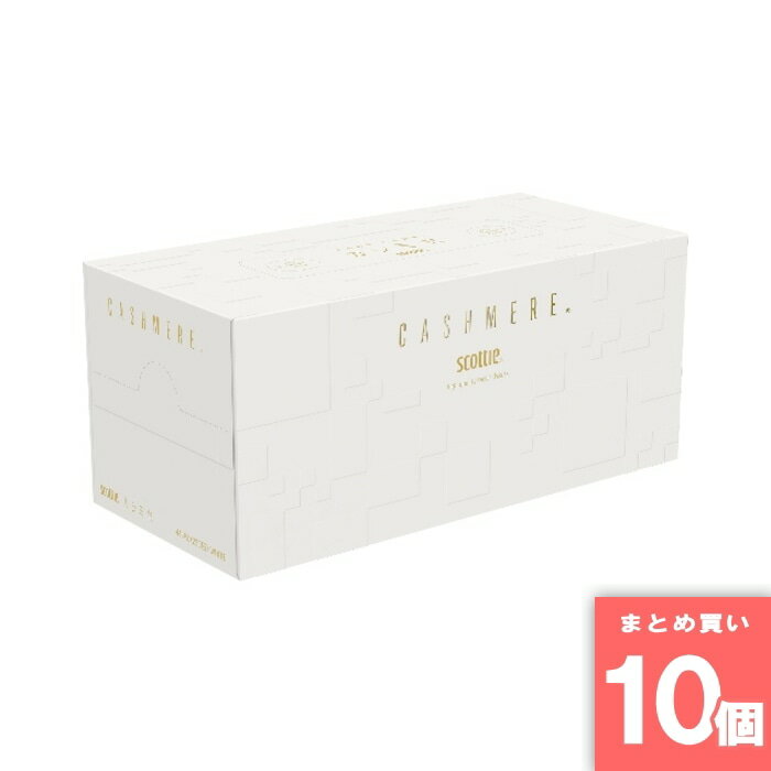 Rakuten - 日本製紙クレシア [取寄10][まとめ買い]【10個セット】スコッティー カシミヤ 220W 白 [4901655440509]