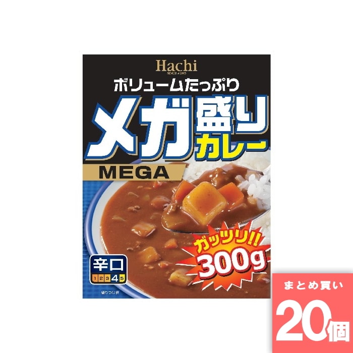 Rakuten - ハチ食品 [取寄10][まとめ買い]【20個セット】メガ盛り辛口 [4902688242368]