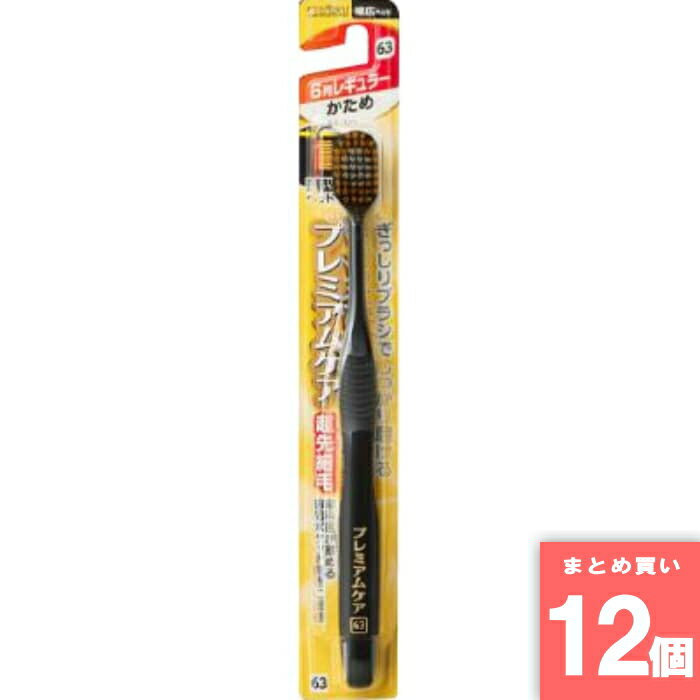Rakuten - エビス [まとめ買い]【12本セット】プレミアムケアハブラシ 6列レギュラー かため