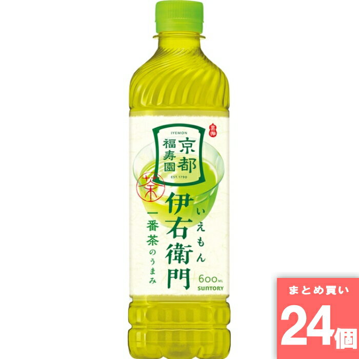 Soft Water - 伊右衛門 600ml サントリーフーズ [まとめ買い]【24個セット】 [取寄10][4901777300446]