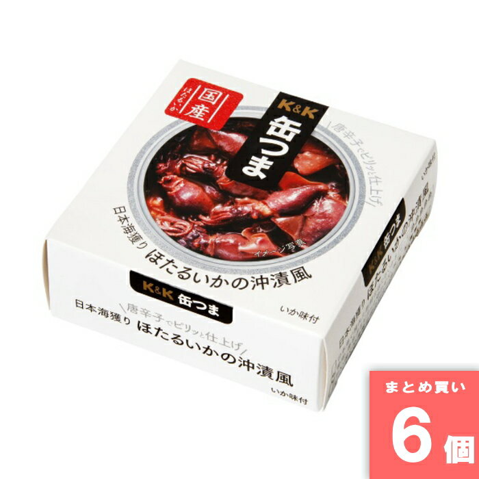 缶つま ほたるいか沖漬風 70g 国分 [まとめ買い]【6個セット】 [取寄10][4901592916457]