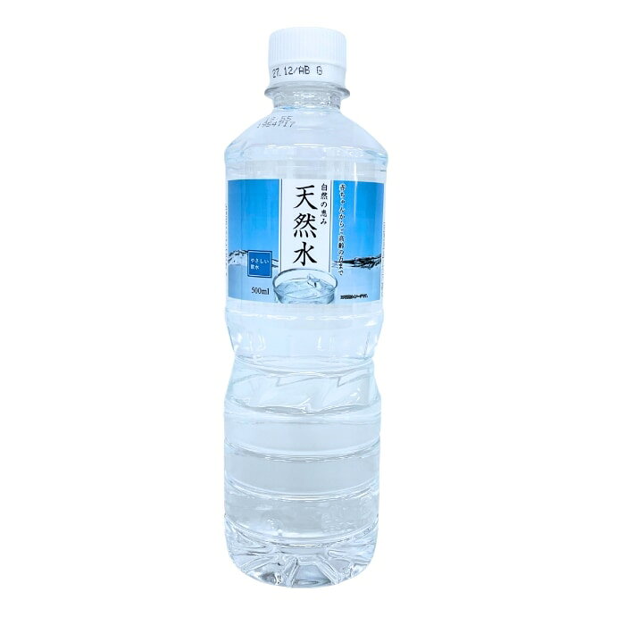 水 天然水 500ml 自然の恵み 500ml 96本 LDC 飲料水 ペットボトル ライフドリンクカンパニー [まとめ買い]【4ケース/96本】 decart-10001916 でっカート サンプル画像3