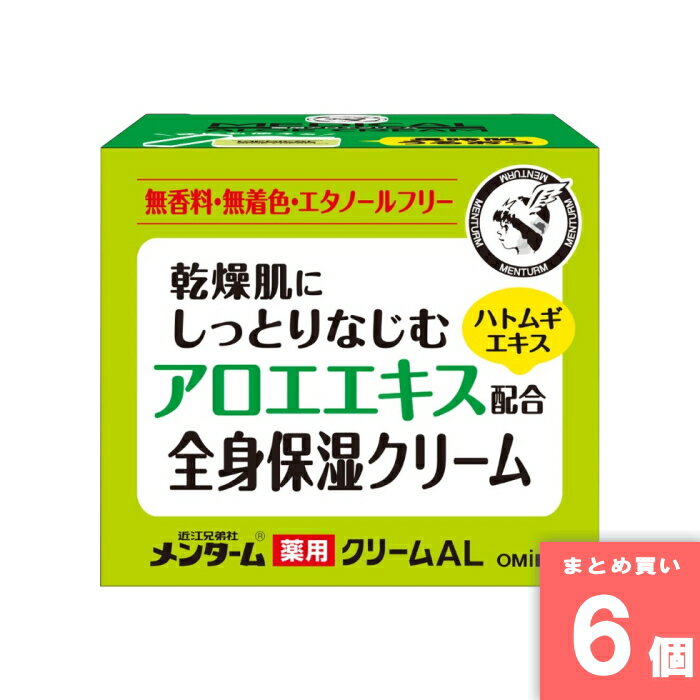 近江兄弟社 [まとめ買い]【6個セット】近江兄弟社 メンターム 薬用アロエクリーム 145g