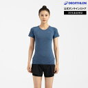 KIPRUN キプラン ランニング ジョギング Tシャツ シームレス 快適 スリム RUN 500 レディース