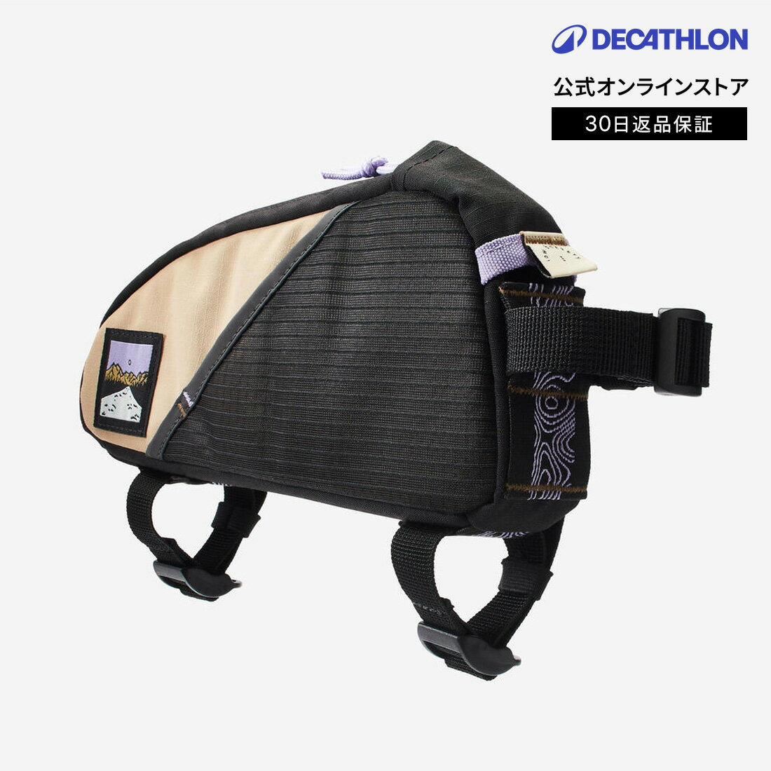 B'TWIN ビトウィン サイクリング トップチューブバッグ バイクパッキング用 防水 500 1L