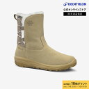 【ポイント10倍】QUECHUA ケシュア 登山 スノーハイキング スノーブーツ ウォーム 防水 レザー SH500 レディース