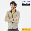 【ポイント10倍】【YAMA HACKで紹介】 QUECHUA ケシュア 登山 ハイキング フリースジャケット 薄手 軽量 MH520 メンズ | 長袖 ライト...