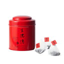 【王徳傳】ティーバッグ-金萱ウーロン茶12入(赤缶) 台湾 烏龍茶 高級 ギフト お土産 優雅な花と柔らかいミルクの香り