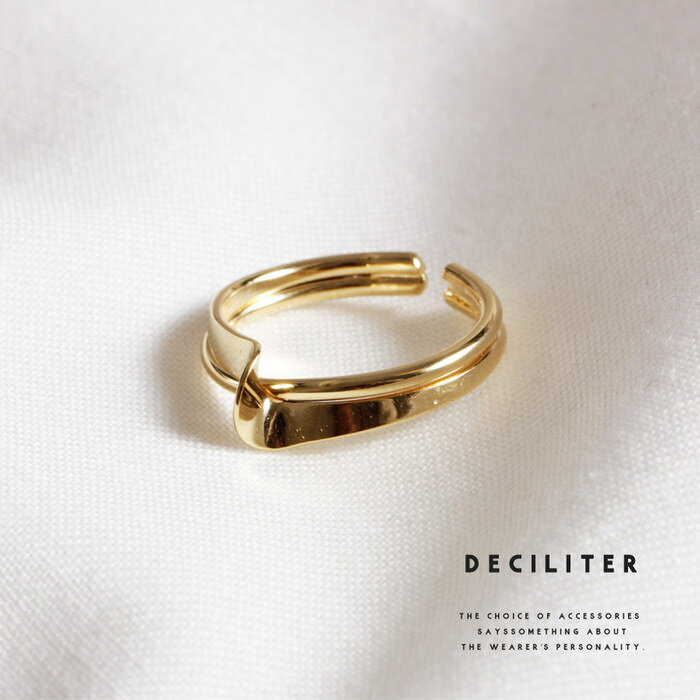 Rakuten - リング 指輪 レディース アクセサリー おしゃれ ゴールド 金 細い シンプル 重ねづけ 上品 結婚式 女性 12号 フリーサイズ ひねり ねじれ