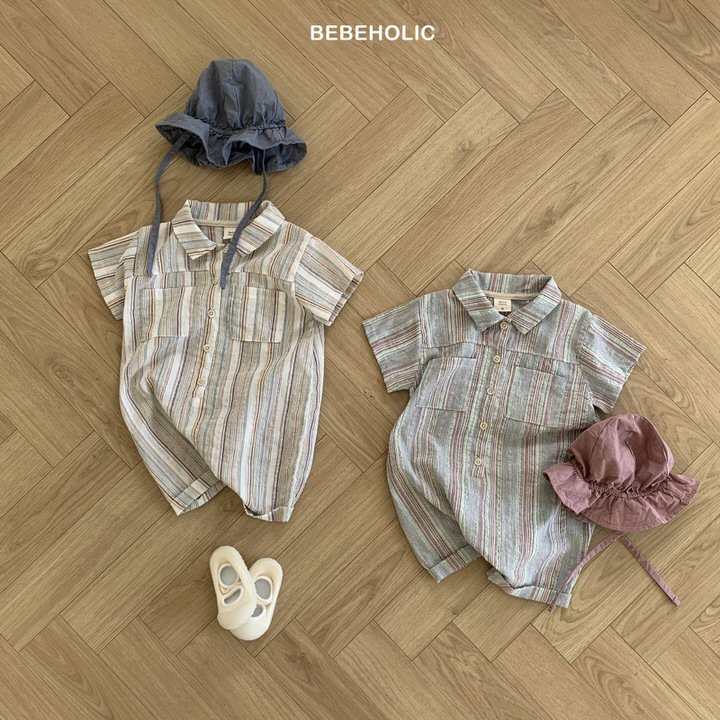 韓国子供服 ベビー服 シャツ ロンパース オールインワン bebeholic べべホリック 1