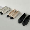 バレエシューズ パンプス りぼん リボン キャップトゥ レディース ぺたんこ 黒 白 ブラック ベージュ ホワイト 歩きやすい 痛くない カジュアル 靴 婦人靴 韓国