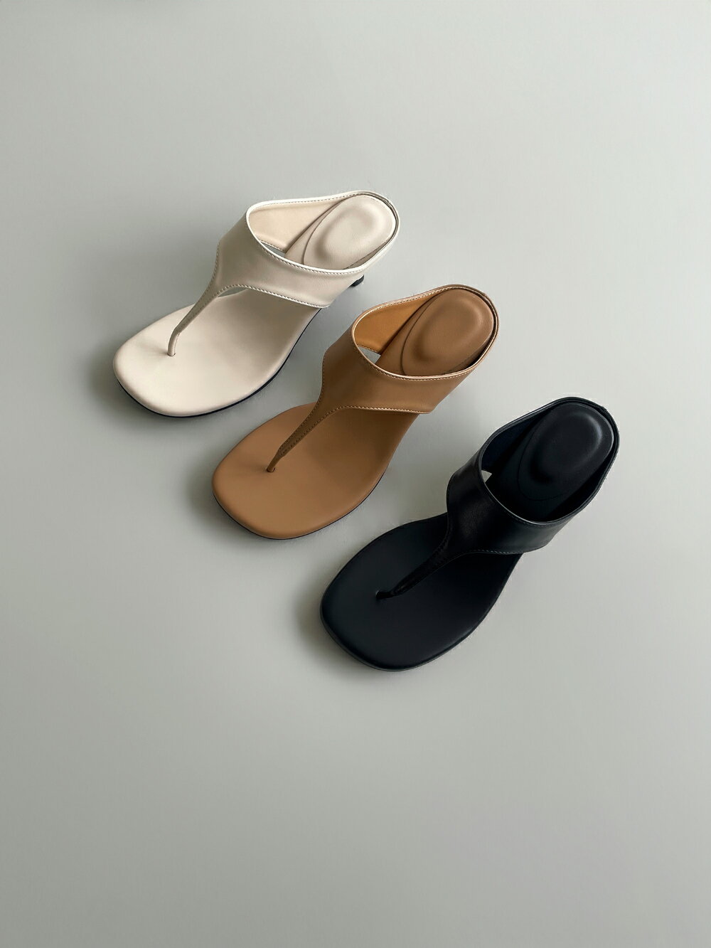 サンダルトングレディースブラックブ...