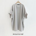 mizuiro-ind ミズイロインド　ドルマンタックスリーブワンピース 1-250030