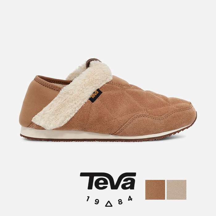 楽天DECO APARTMENT STORE楽天市場店【国内正規品】Teva テバ　REEMBER PLUSHED　リエンバー プラッシュド（レディース）　1129600【アウトドア　キャンプ　トラベル　ウィンター　デイリー　タウンカジュアル　インドアシューズ　室内　旅行　リラックス】