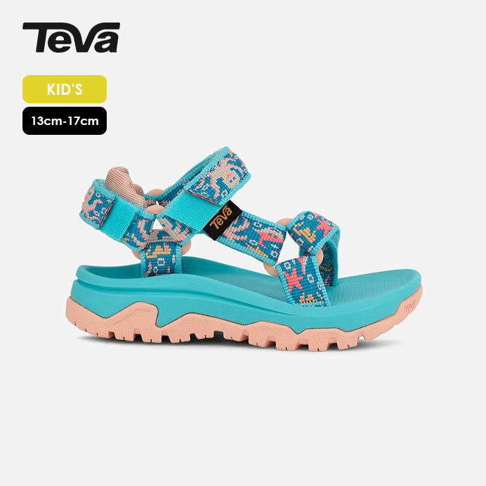 Rakuten - TEVA/テバ　HURRICANE XLT JR/ハリケーンエックスエルティジュニア(トドラー)　1177410T【トドラー】【(OLR)オーシャンクリーチャーズブルーラディアンス】【13.0cm-17.0cm】