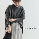 【SALE】【30 OFF】SUGAR ROSE シュガーローズ 前後差ハイネックポンチョプルオーバー 226050