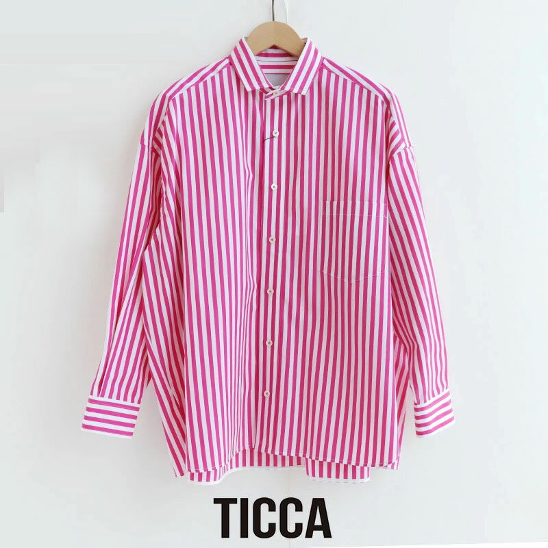 Rakuten - TICCA ティッカ　スクエアビッグシャツ TBCS-001