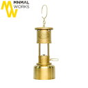 【SALE】MINIMAL WORKS　ミニマルワークス　Garret Lantern ギャレットランタン　MGLI-GR000-GO0GL【アンティーク ランタン ガス OD缶 キャンプ アウトドア 】【正規品】【camp】◆5