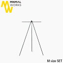 【SALE】【SET】MINIMAL WORKS ミニマルワークス インディアントライポッド Mセット[INDIAN TRI POD M/MGAC-IS100-...