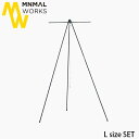 【SALE】MINIMAL WORKS ミニマルワークス インディアントライポッド Lセット[INDIAN TRI POD L/MGAC-IS200-GO0BK...
