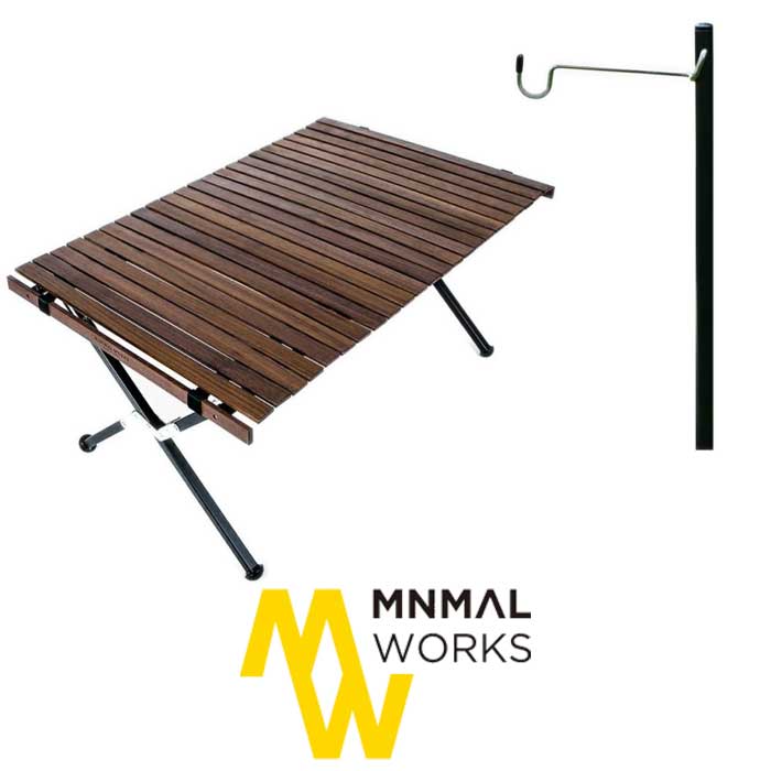 MINIMAL WORKS ミニマルワークス モカロールテーブルパンパスプレミアムセット[MOCHA ROLL TABLE PAMPAS