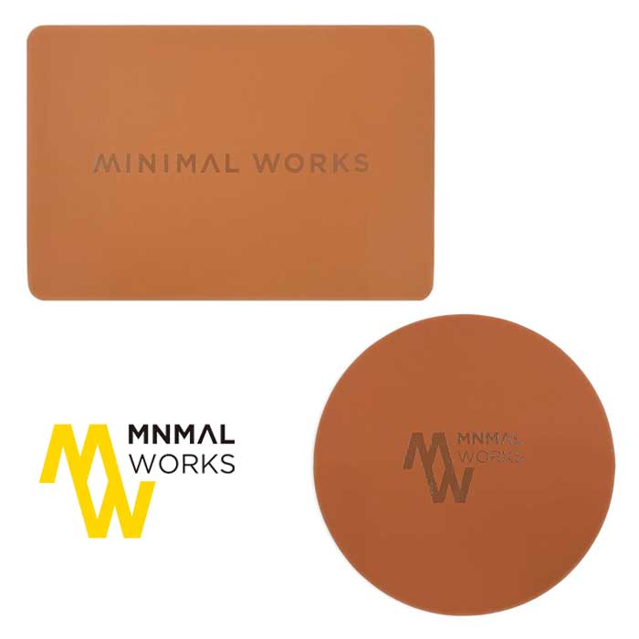 【SALE】【セットでお得♪】MINIMAL WORKS　ミニマルワークス　AWESOME PAD SET　オーサムパッド3点セット［AWESOME PAD ROUND 15 / MGAC-AP115-MA0BR］［AWESOME PAD H / MGAC-AP300-MA0BR］【アウトドア キャンプ テーブウエア】【ラッピング不可】