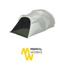 MINIMAL WORKS　ミニマルワークス　SHELTER G/GH VESTIBULE DOOR - MESH　シェルター G/GH ベスティビュール用 メッシュ ドア　MGSHDO05SG171VM2BK【前室　アウトドア　キャンプ　テント】【camp】※ギフト対応不可