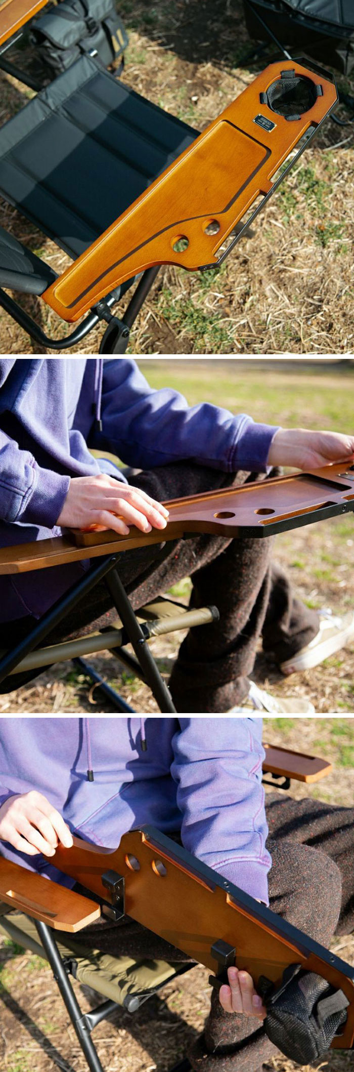 AS2OV　アッソブ　SIDE TABLE for AS2OV ROVER CHAIR　ローバーチェアサイドテーブル　392301【アウトドア　キャンプ　ハイキング　釣り】【camp】※ギフト対応不可 deco-aps-10007661 DECO APARTMENT STORE楽天市場店 サンプル画像2