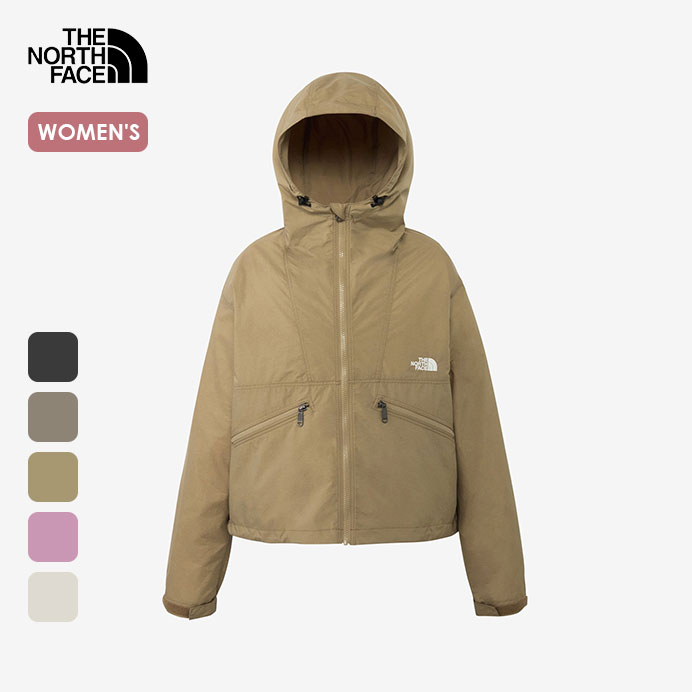 THE NORTH FACE/ザ・ノース・フェイス　SHORT COMPACT JACKET/ショートコンパクトジャケット(レディース)　NPW22630【レディース】【ブラック、クラシックカーキ、ハッシュドラベンダー、フォッシルアイボリー、マッシュルーム】【(MR)マッシュルーム2026AW入荷】