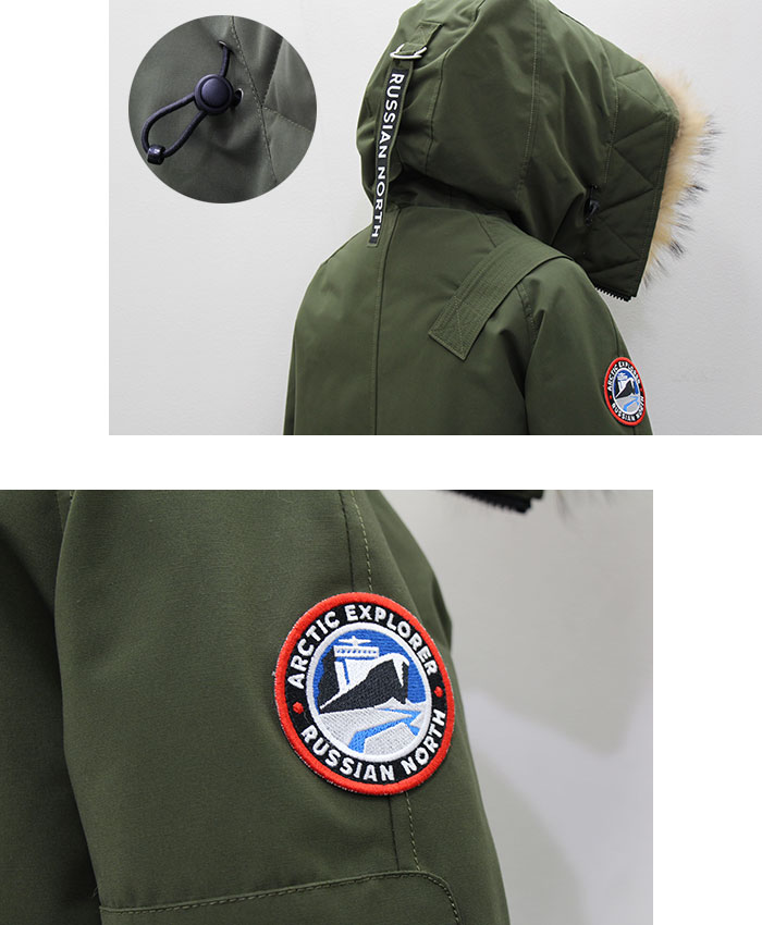 【SALE】ARCTIC EXPLORER アークティックエクスプローラー ダウンジャケット　レディース チル W Chill グースダウン　 コート　ダウンコート　ラクーンファー　ロシアンダウン◆5ss